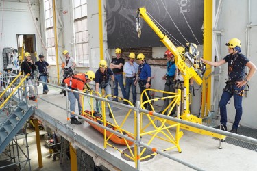 Eurosafe solutions gebruikt Layher steigermateriaal