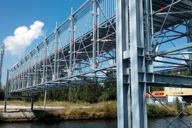 Overspanningen voetgangersbrug header